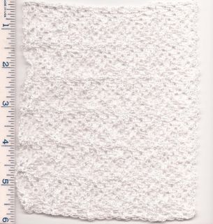 Lacy White Afghan by J K Miniatures