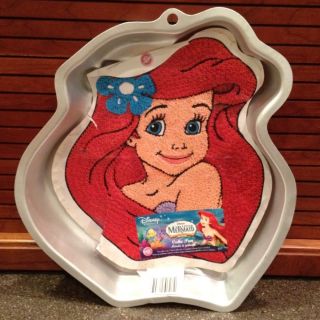 Little Mermaid Cake Pan Birthday Disney Princess Ariel Mold & Insert