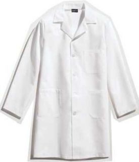 Scrubs 7243 Mens Unisex 43 Long Medical Staff Lab Coat XS 3XL