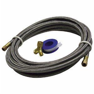 Lambro 15 Stainless Steel Braided Water Supply Installation Kit for