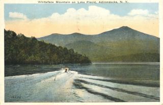 Whiteface Mountain on Lake Placid Adirondacks NY 1 935