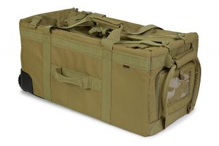 Recon L A s Land Air Sea Tactical Deployment Bag with Tread Wheels