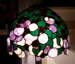 Tiffany Reproduction Stained Glass Lamp Shade Hydrangea Snowball by