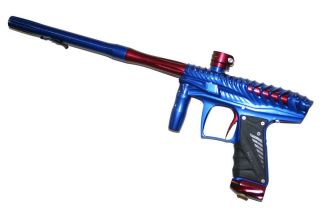 Bob Long Ripper Victory Paintball Gun Marker Blue Burgundy