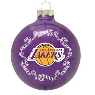  LA Lakers NBA Basketball Glass Christmas Ornament Holiday Decoration