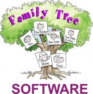 Family Tree Creator Software Program Easy for Kids and Adults to Use