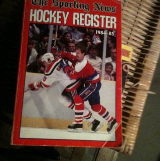 85 Sporting News Hockey Register Capitals Rod Langway Cover