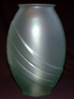 Frosted Glass Floor Vase Extra Large