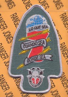 7th Special Forces Airborne Air Sea Land arrowhead SFGA ODA pocket