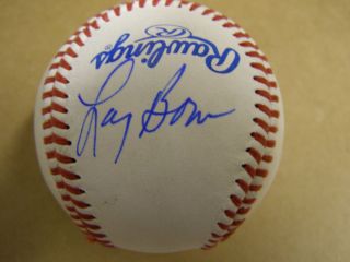 Larry Bowa Signed Autographed Rawlings Baseball 1980 Phillies COA