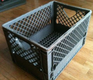 Large Milk Crate Dairy Crates Plastic Storage Container Stackable Bins
