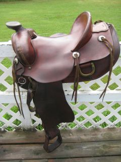 15 Ranch Saddle by Larry L Smith