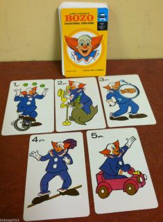1972 Edu Cards Larry Harmons Bozo The Clow Educational Card Game