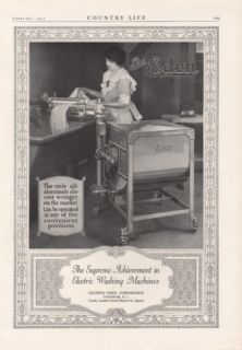 1923 Eden Washing Machine Aluminum Wringer Laundry Maid
