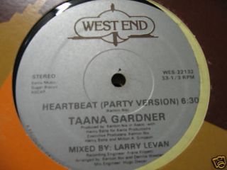 Taana Gardner Larry Levan Heartbeat Disco House 12