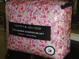 Tommy Hilfiger Sand Hill Pink Purple Red Floral 3pc Full Queen