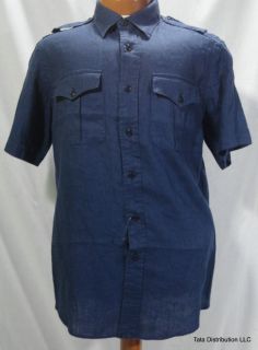 Ralph Lauren Polo Navy Blue Linen Shirts Assorted Sizes