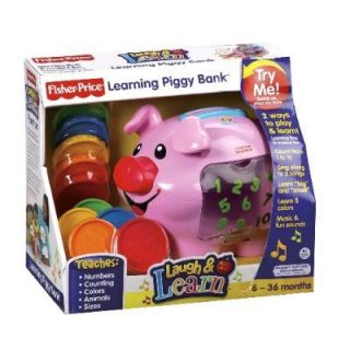 Fisher Price Laugh and Learn Piggy Bank Baby Toy
