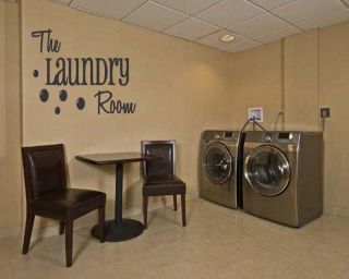 Laundry Room Vinyl Decal Wall Quote Home Decor Lett Wall Sticker Decal