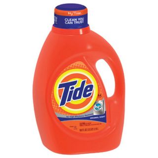 Tide He Laundry Detergent Original Scent Liquid 3 1 Qt Bottle