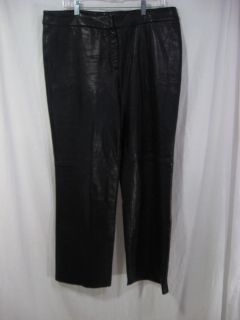 Black Leather Pants Laura Leigh Women’s 14