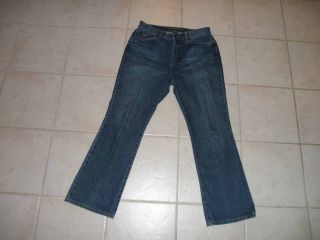 Lauren Ralph Lauren Womens Boot Cut Jeans 12 Petite 32 x 29 Blue Size