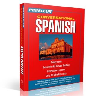 Learn to Speak Spanish FAST with Pimsleur Conversational Spanish 8 CDs