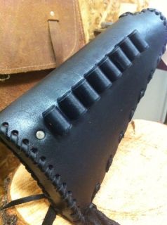 LEATHER GUN STOCK COVER SHELL HOLDER WINCHESTER 94 MARLIN 1894 95