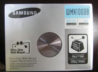 Authentic Samsung WMN1000B Ultra Slim Wall LED TV Mount 40 55