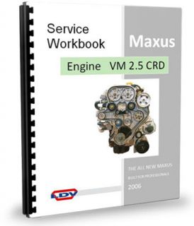 LDV Maxus Van Minibus Service Manual 2 5CDI Engine