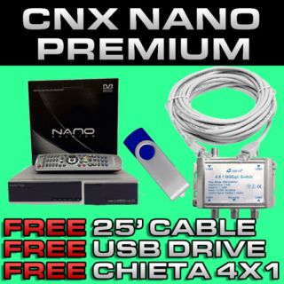 New CNX Nanosat Nano Premium Conaxsat Nano 2 Upgrade