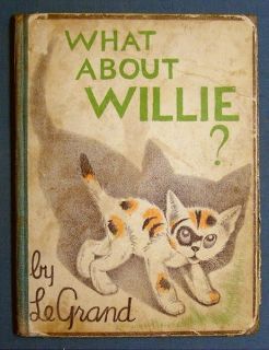 Scarce 1939 What About Willie Le Grand Stary Cat Tale
