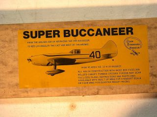 Super Buccaneer Race Plane Pylon Kit by Jack Stafford