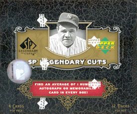 2007 SP Legendary Cuts Game Used Hot Pack Guarenteed Game Used Card