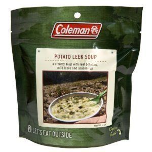 Coleman Potato Leek Soup 1 Serving Freeze Dried Backpacking Camping