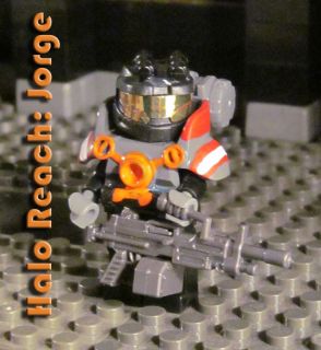 Lego Halo Reach Custom Jorge Spartan Minifigure Action Figure Fig Army