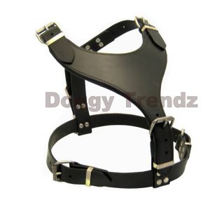 Bull Dog Leather Dog Harness Rottweiler Fast Shipping