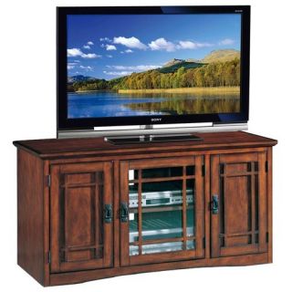 Leick Riley Holliday 50 TV Stand in Mission Oak 82350