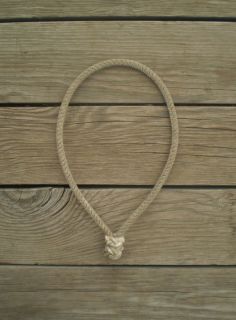 Lariat Rope Hackamore Bosal for Horse Training, Colt Starting   You