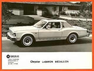 60 70s Chrysler LeBaron Medallion 2 Door Official Photo