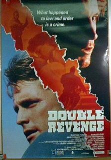 Promo Movie Poster Double Revenge Leigh McCloskey