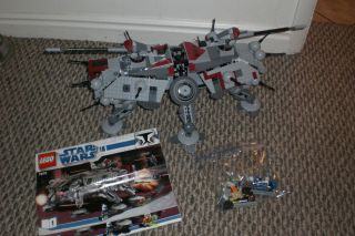 Lego Star Wars The Clone Wars AT TE Walker 7675 Pimped Out w 7 extra