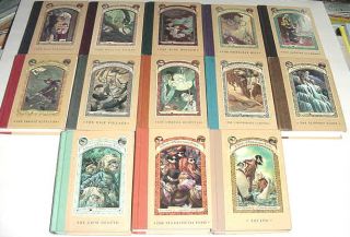 Lemony Snicket A Series of Unfortunate Events 1 13 Hardcover Lot
