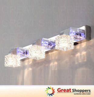 New Modern 3 head Crystal LED Wall Lamp Sconce Light Lighting Fixture
