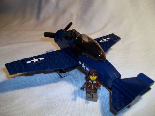 Lego Custom World War 2 American Fighter Plane Set