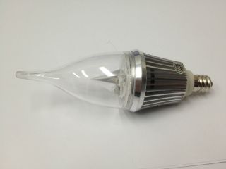 3W Warm White Candelabra E12 High Power LED Candle Light Bulb