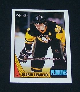 1987 88 OPC Mario Lemieux 15 NMMT Pittsburgh Penguins