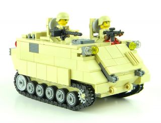 Custom Lego Army Tank M113 APC Army Tank Armored Personnel Carrier
