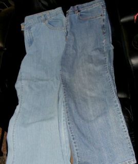 Womens Jeans Size 18 Venezia & Levi Strauss Lane Bryant Petite Levis
