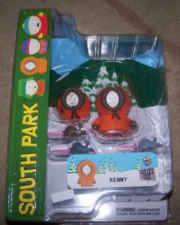 South Park Series 1 Kenny Action Figure w/ Alternate Head & Rats Brand